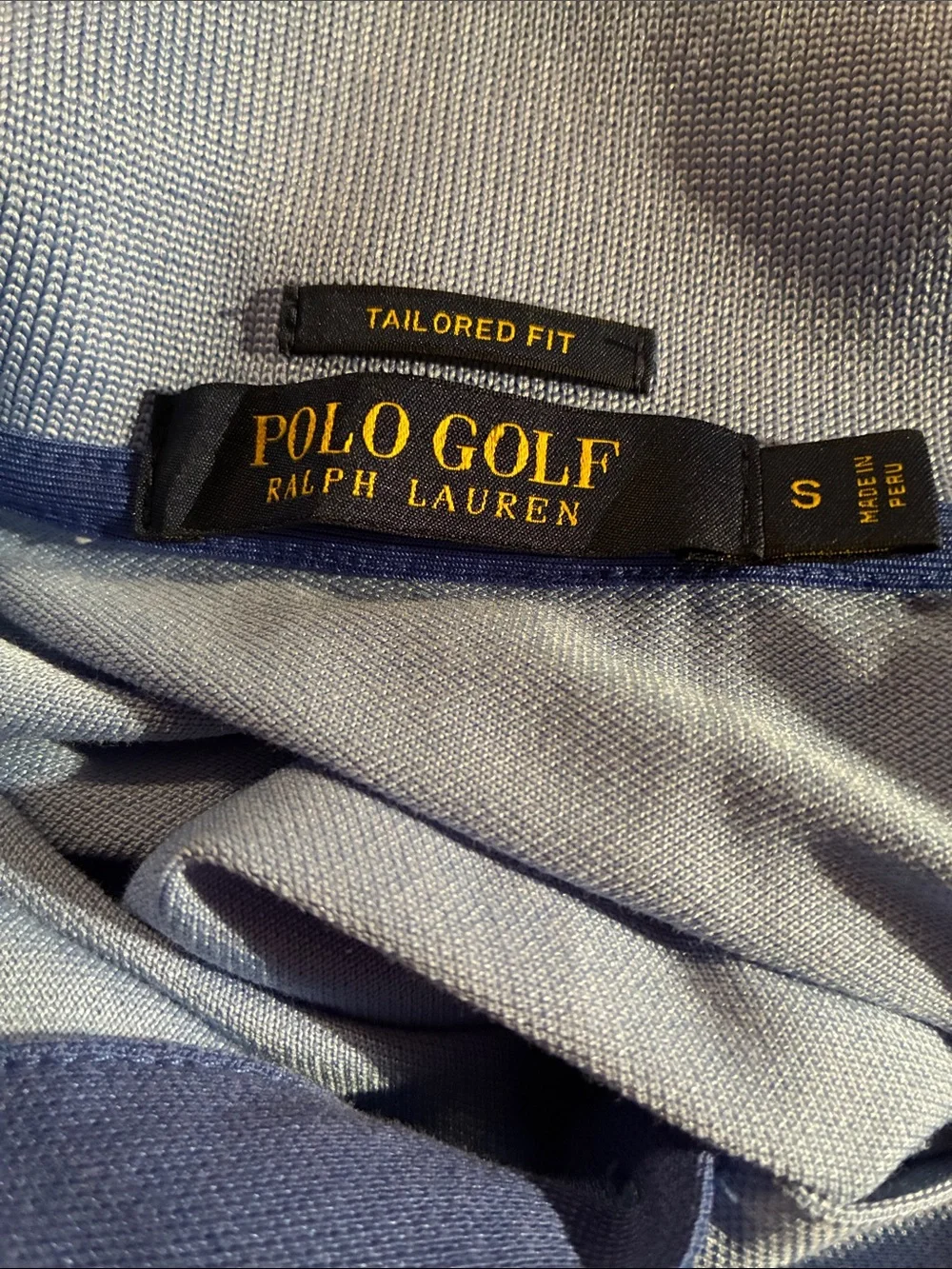 Polo Ralph Lauren Long Sleeve Polo - Light Blue with White Logo Men’s Size S
